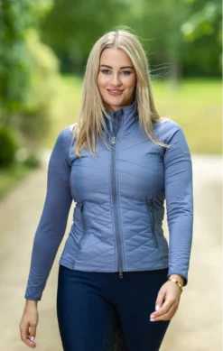 LeMieux Astra Jacket Jay Blue -Equestrian Supply Store IT02914 lifestyle astrajacket bluejay 1