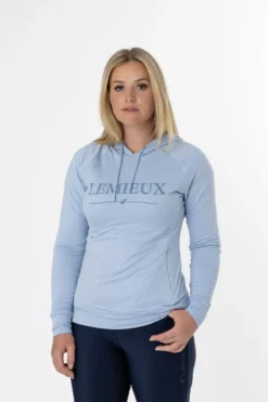 LeMieux Luxe Hoodie Mist -Equestrian Supply Store IT02925 studio luxehoodie mist 1