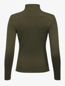 LeMieux Alice Quarter Neck Zip Moss 11 LeMieux Alice Quarter Neck Zip Moss -Equestrian Supply Store IT02932 product alicebaselayer moss 4
