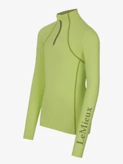 LeMieux Young Rider Base Layer Kiwi 7 LeMieux Young Rider Base Layer Kiwi -Equestrian Supply Store IT02997 product YRbaselayer kiwi 2