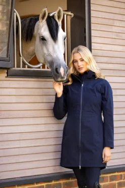 LeMieux Maisie Lightweight Riding Jacket Navy 16 LeMieux Maisie Lightweight Riding Jacket Navy -Equestrian Supply Store IT03121 lifestyle maisiejacket navy 5