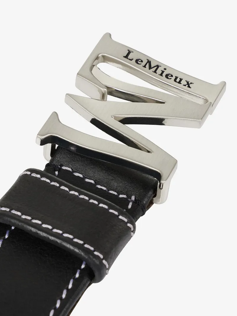 LeMieux Monogram Belt Black 4 LeMieux Monogram Belt Black - Image 2