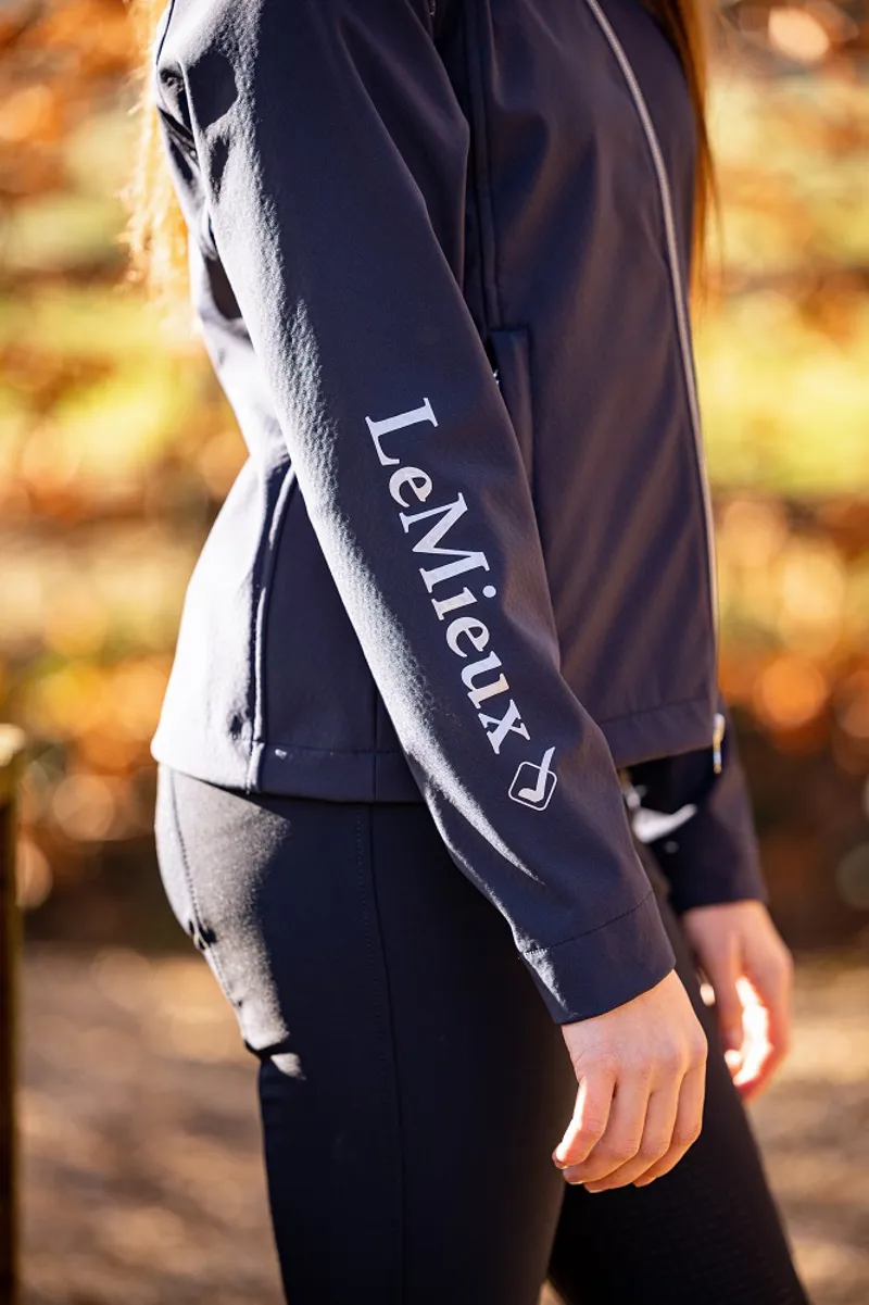 LeMieux Junior Elite Soft Shell Jacket Navy 8 LeMieux Junior Elite Soft Shell Jacket Navy - Image 6