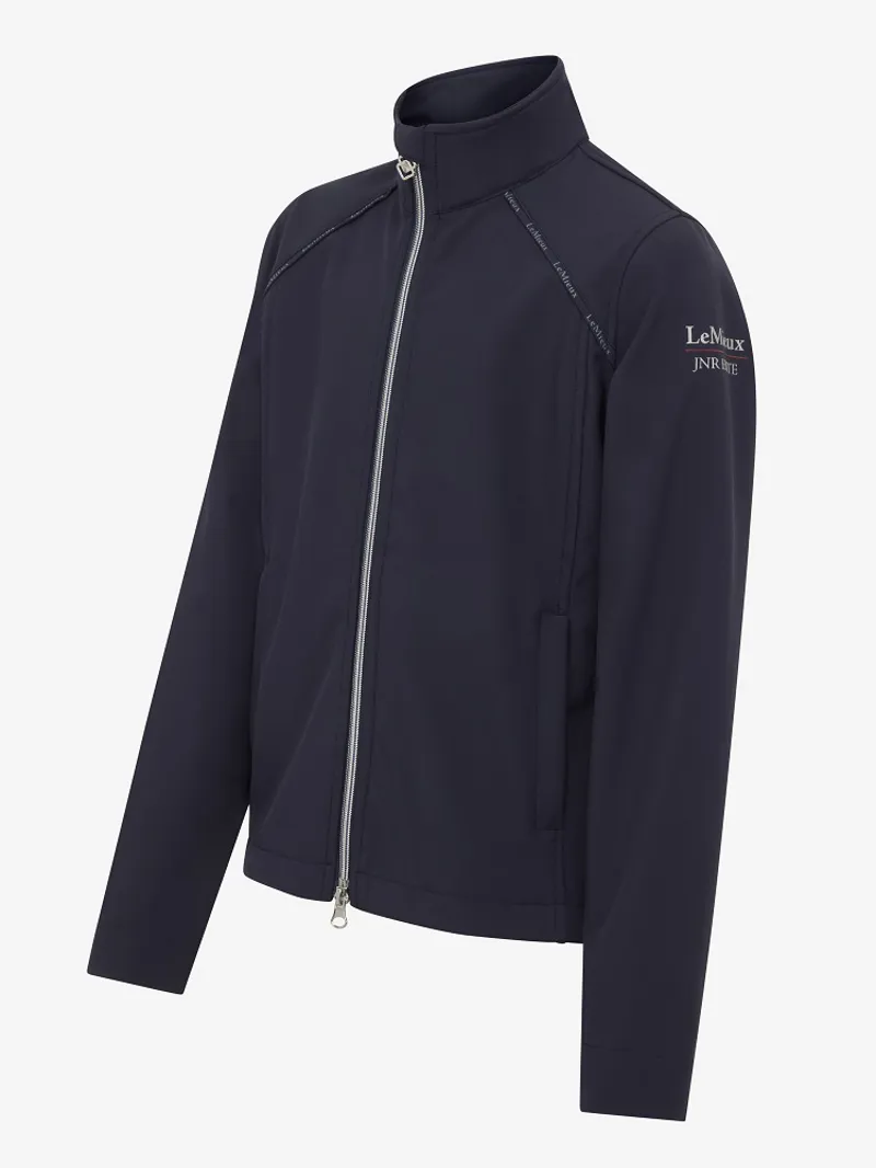 LeMieux Junior Elite Soft Shell Jacket Navy 6 LeMieux Junior Elite Soft Shell Jacket Navy - Image 4