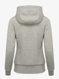 LeMieux Ladies Elite Sherpa Lined Zip Through Hoodie Grey Marl -Equestrian Supply Store IT03161 product eliteladiessherpalinedhoodie greymarl 4