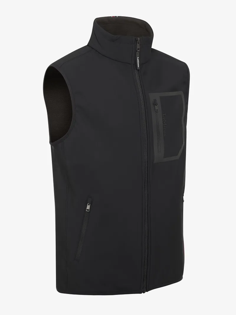 LeMieux Mens Elite Fleece Gilet Black 5 LeMieux Mens Elite Fleece Gilet Black - Image 3