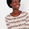 Joules Harbour Print Jersey Top Cream Leopard Stripe -Equestrian Supply Store Joules Harbour Print Jersey Top Cream Leopard Stripe 3