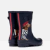 Joules Molly Mid Height Printed Wellies Navy Sausage Dog 1 Joules Molly Mid Height Printed Wellies Navy Sausage Dog -Equestrian Supply Store Joules Molly Mid Height Printed Wellies Navy Sausage Dog 4