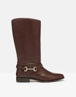 Joules Westcote Knee High Leather Boot Dark Brown -Equestrian Supply Store Joules Westcote Knee High Leather Boot 2