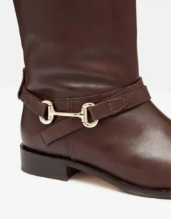 Joules Westcote Knee High Leather Boot Dark Brown -Equestrian Supply Store Joules Westcote Knee High Leather Boot 3