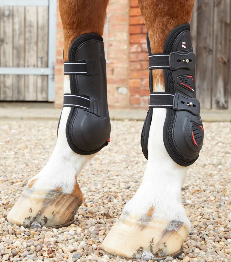 Premier Equine Kevlar Airtechnology Tendon Boots Black 3 Premier Equine Kevlar Airtechnology Tendon Boots Black