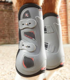 Premier Equine Kevlar Airtechnology Tendon Boots Grey -Equestrian Supply Store Kevlar Airtechnology Tendon Boot Grey 3