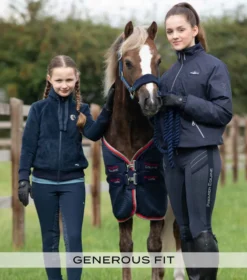 Premier Equine Junior Pro Rider Unisex Riding Jacket Navy -Equestrian Supply Store Kids Pro Rider Jacket Unisex Navy 2