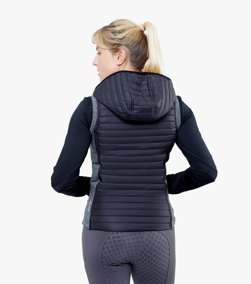 Premier Equine Lamera Ladies Hybrid Technical Riding Gilet Black 5 Premier Equine Lamera Ladies Hybrid Technical Riding Gilet Black - Image 3