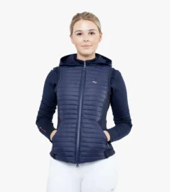 Premier Equine Lamera Ladies Hybrid Technical Riding Gilet Navy -Equestrian Supply Store Lamera Ladies Hybrid Technical Riding Gilet Navy 1
