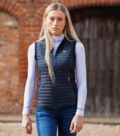 Premier Equine Lamera Ladies Hybrid Technical Riding Gilet Navy -Equestrian Supply Store Lamera Ladies Hybrid Technical Riding Gilet Navy 3
