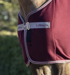 LeMieux Arika Jersey-Tek Rug Burgundy -Equestrian Supply Store LeMieux Arika JerseyTek Rug 8