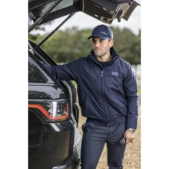LeMieux Elite Mens Crew Jacket Navy -Equestrian Supply Store LeMieux Elite Mens Crew Jacket Navy 4