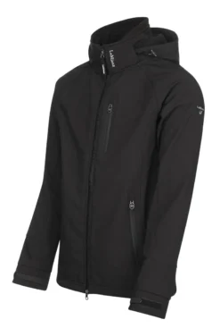 LeMieux Elite Mens Soft Shell Jacket Black -Equestrian Supply Store LeMieux Elite Mens Soft Shell Jacket Black 1 2