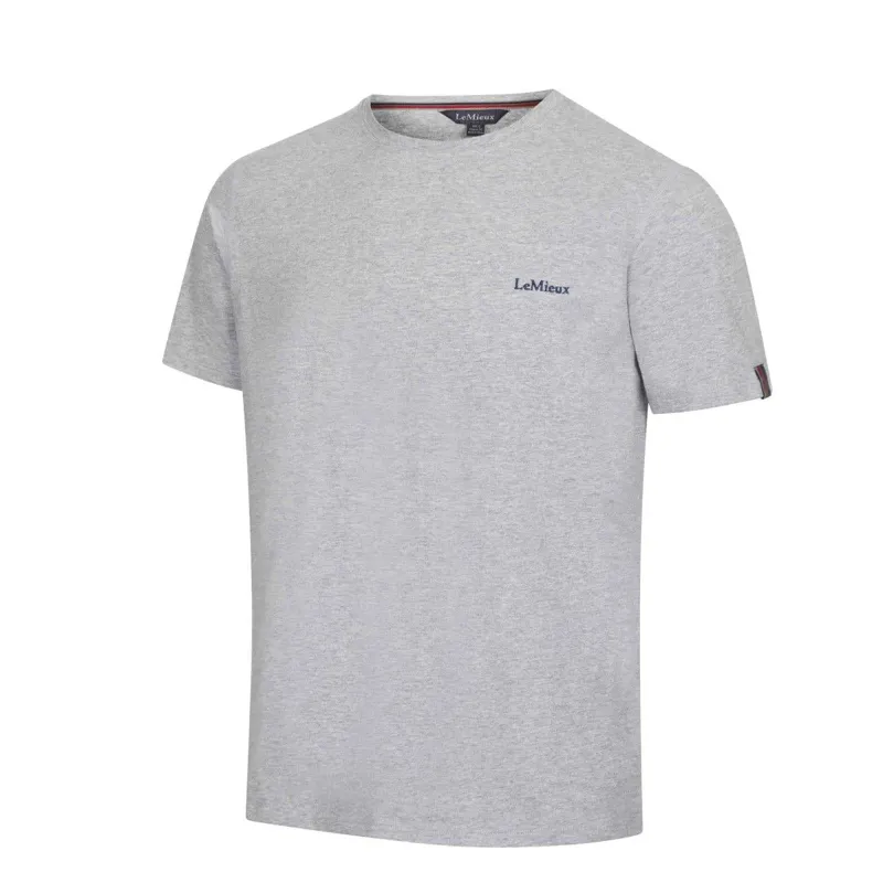 LeMieux Elite Mens Tee T-shirt Grey 3 LeMieux Elite Mens Tee T-shirt Grey