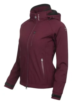 LeMieux Elite Ladies Soft Shell Jacket Burgundy -Equestrian Supply Store LeMieux Elite Womens Soft Shell Jacket Burgundy 1
