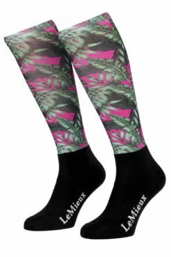 LeMieux Footsie Sock Tropical Palm