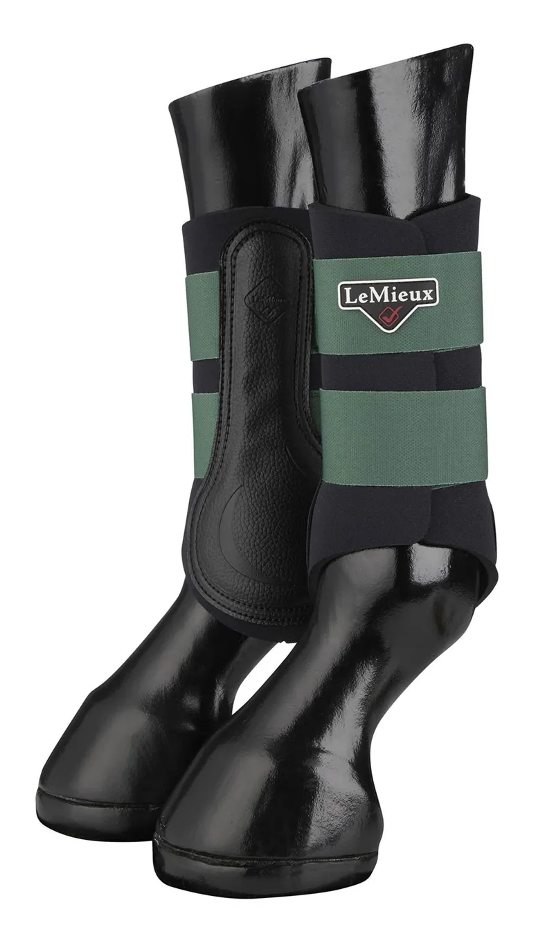 LeMieux Grafter Brushing Boot Hunter Green 3 LeMieux Grafter Brushing Boot Hunter Green