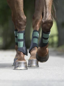 LeMieux Grafter Brushing Boot Hunter Green 8 LeMieux Grafter Brushing Boot Hunter Green -Equestrian Supply Store LeMieux Grafter Brushing Boots Hunter Green 4