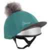 LeMieux Pom Hat Silk Peacock -Equestrian Supply Store LeMieux Hat Silk Peacock 1