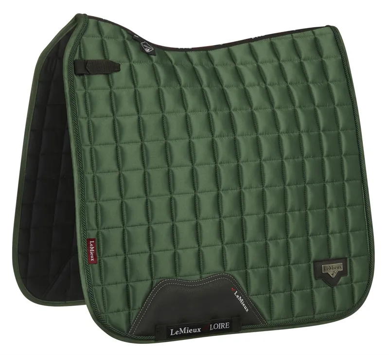 LeMieux Loire Classic Dressage Square Hunter Green Large 3 LeMieux Loire Classic Dressage Square Hunter Green Large