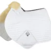 LeMieux Merino+ Close Contact Square Half Lined White 2 LeMieux Merino+ Close Contact Square Half Lined White -Equestrian Supply Store LeMieux Merino CCJump Square Half Lined WhiteNatural 1 2