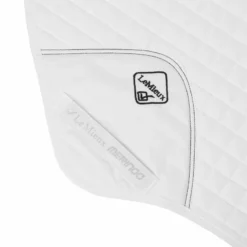 LeMieux Merino+ Close Contact Square Half Lined White -Equestrian Supply Store LeMieux Merino CCJump Square Half Lined WhiteNatural 3 2