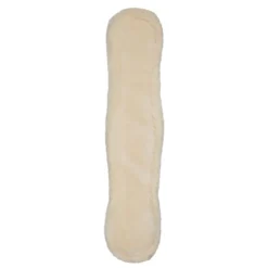 LeMieux Integrated Dressage Girth Black/Natural -Equestrian Supply Store LeMieux Merino Lambswool Intergrated Web Dressage Girth 24