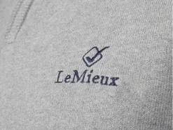 LeMieux Mens Jumper Grey -Equestrian Supply Store LeMieux Monsieur Mens Crew Jumper Grey 5