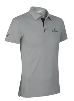 LeMieux Mens Polo Shirt Grey -Equestrian Supply Store LeMieux Monsieur Mens Polo Shirt Grey 3
