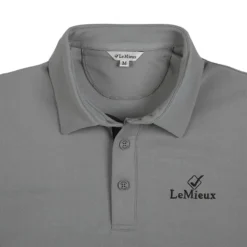 LeMieux Mens Polo Shirt Grey -Equestrian Supply Store LeMieux Monsieur Mens Polo Shirt Grey 6