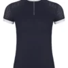 LeMieux Olivia Short Sleeve Show Shirt Navy 2 LeMieux Olivia Short Sleeve Show Shirt Navy -Equestrian Supply Store LeMieux Olivia Short Sleeve Show Shirt Navy 1