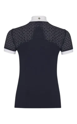 LeMieux Olivia Short Sleeve Show Shirt Navy -Equestrian Supply Store LeMieux Olivia Short Sleeve Show Shirt Navy 4