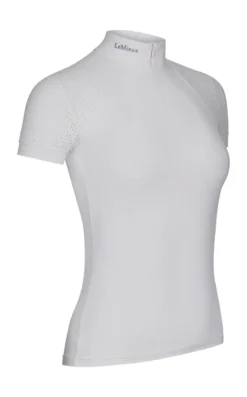 LeMieux Olivia Short Sleeve Show Shirt White -Equestrian Supply Store LeMieux Olivia Short Sleeve Show Shirt White 3