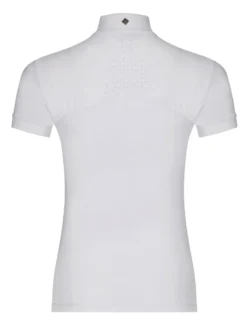 LeMieux Olivia Short Sleeve Show Shirt White -Equestrian Supply Store LeMieux Olivia Short Sleeve Show Shirt White 4