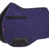 LeMieux Suede GP Square Ink Blue 1 LeMieux Suede GP Square Ink Blue -Equestrian Supply Store LeMieux ProSport Suede GP Square Ink Blue 1
