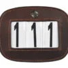 LeMieux Saddle Number Holder Square Brown -Equestrian Supply Store LeMieux Saddle Pad Number Holder Square 1