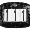 LeMieux Saddle Number Holder Square Black Crocodile 2 LeMieux Saddle Number Holder Square Black Crocodile -Equestrian Supply Store LeMieux Saddle Pad Number Holder Square 3