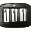 LeMieux Saddle Number Holder Square Black Plain -Equestrian Supply Store LeMieux Saddle Pad Number Holder Square 4