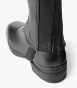 Premier Equine Lexaria Ladies Leather Half Chaps Black -Equestrian Supply Store Lexaria ladies leather half chaps black 5