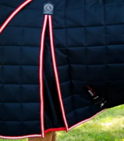 Premier Equine Lucanta 450g Stable Rug With Neck Cover Black -Equestrian Supply Store Lucanta Stable 450g with Detachable Neck Black 4