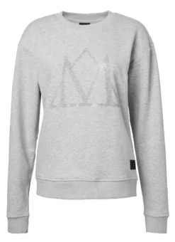 Mountain Horse Sweatshirt Grey Melange -Equestrian Supply Store MH20Sweatshirt20grey20F