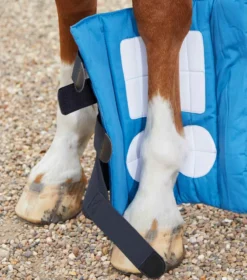 Premier Equine Magni-Teque Boot Wrap Liners Blue -Equestrian Supply Store Magnet Boot Liner 2