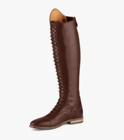 Premier Equine Maurizia Ladies Lace Front Tall Leather Riding Boots Brown 12 Premier Equine Maurizia Ladies Lace Front Tall Leather Riding Boots Brown -Equestrian Supply Store Maurizia Ladies Lace Front Tall Boot Brown2 5