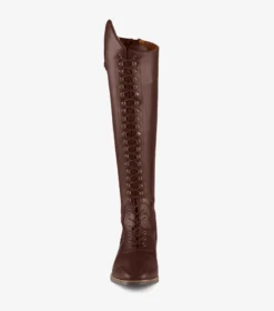 Premier Equine Maurizia Ladies Lace Front Tall Leather Riding Boots Brown 13 Premier Equine Maurizia Ladies Lace Front Tall Leather Riding Boots Brown -Equestrian Supply Store Maurizia Ladies Lace Front Tall Boot Brown2 6